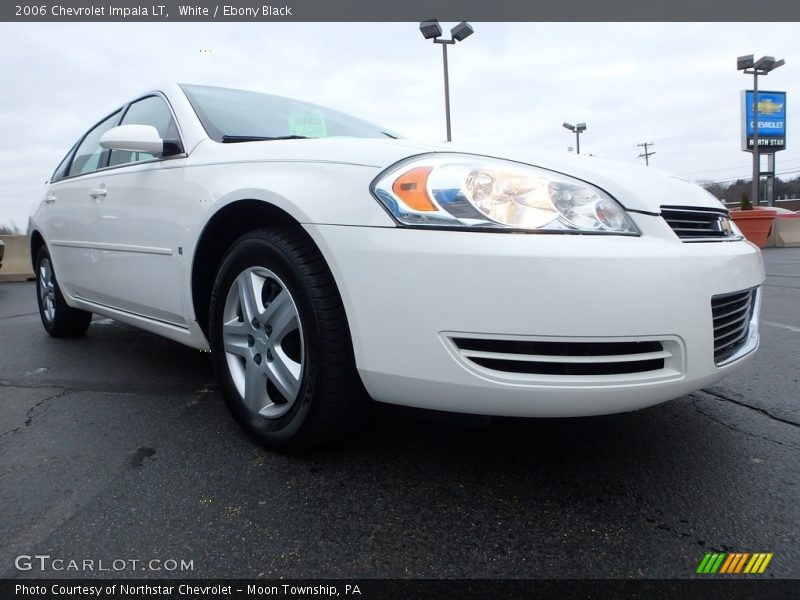 White / Ebony Black 2006 Chevrolet Impala LT