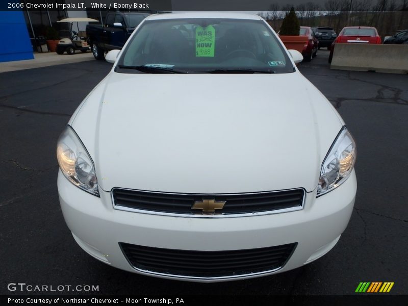 White / Ebony Black 2006 Chevrolet Impala LT