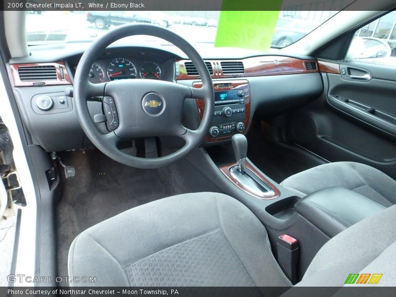 White / Ebony Black 2006 Chevrolet Impala LT