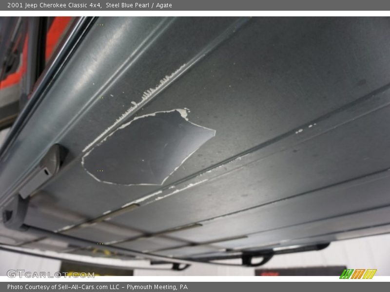 Steel Blue Pearl / Agate 2001 Jeep Cherokee Classic 4x4
