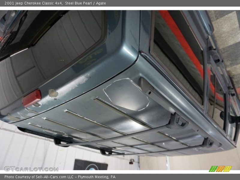 Steel Blue Pearl / Agate 2001 Jeep Cherokee Classic 4x4