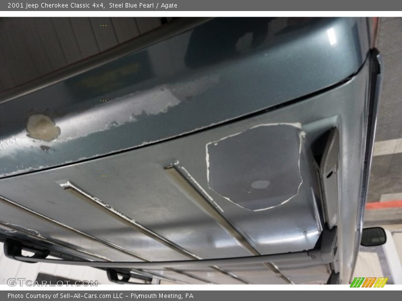 Steel Blue Pearl / Agate 2001 Jeep Cherokee Classic 4x4