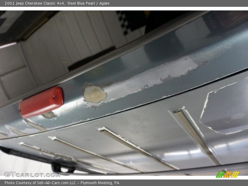 Steel Blue Pearl / Agate 2001 Jeep Cherokee Classic 4x4