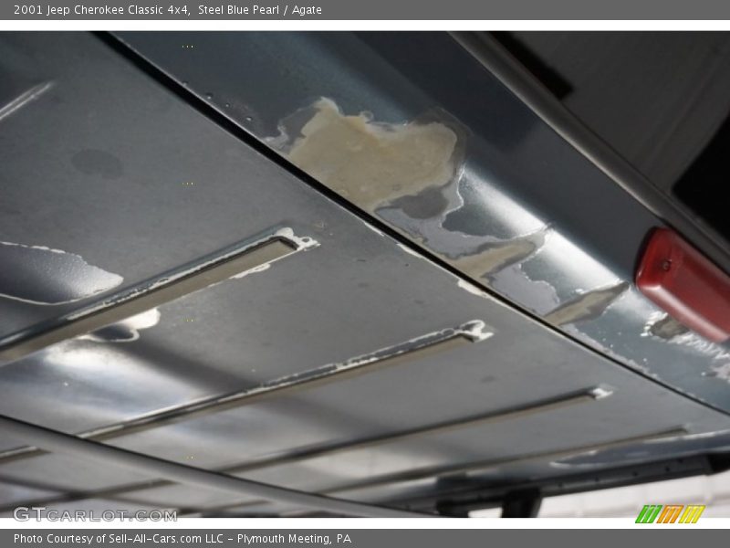 Steel Blue Pearl / Agate 2001 Jeep Cherokee Classic 4x4