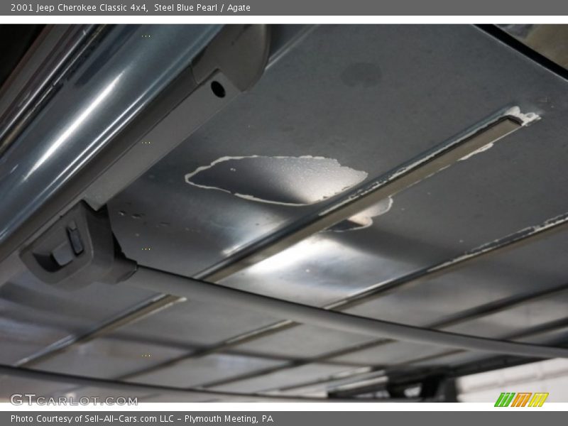 Steel Blue Pearl / Agate 2001 Jeep Cherokee Classic 4x4