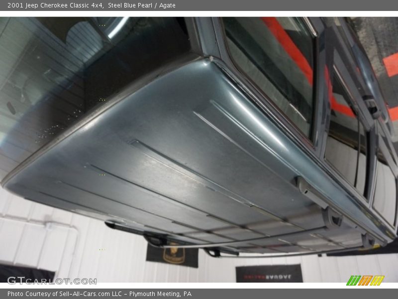 Steel Blue Pearl / Agate 2001 Jeep Cherokee Classic 4x4