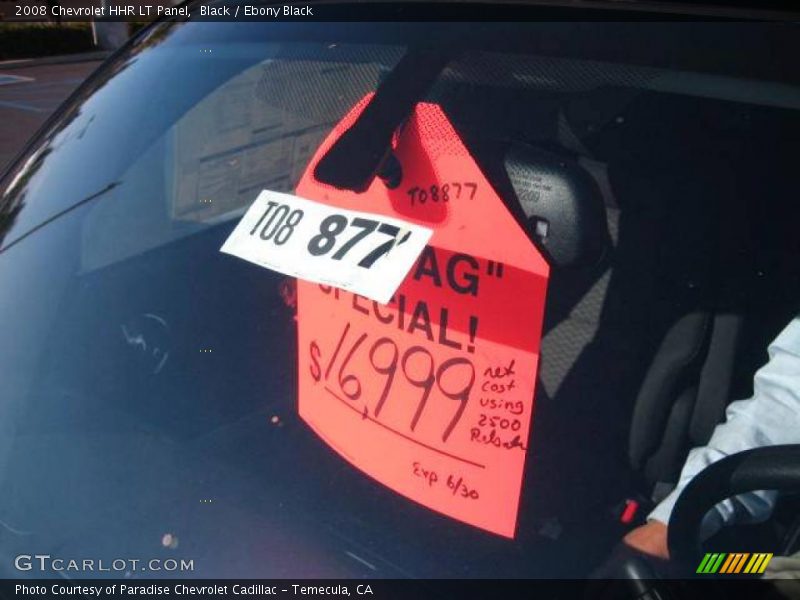 Black / Ebony Black 2008 Chevrolet HHR LT Panel