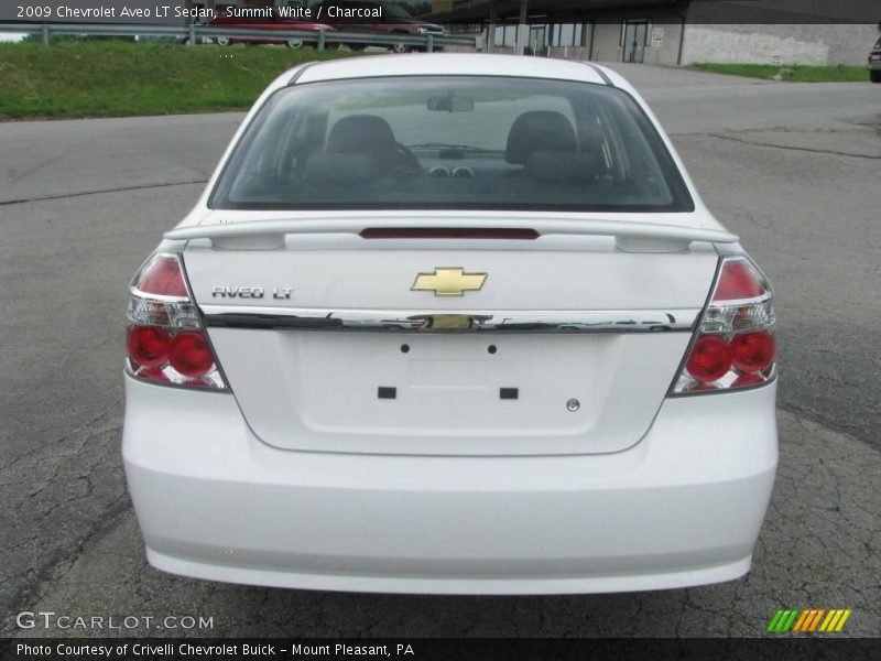 Summit White / Charcoal 2009 Chevrolet Aveo LT Sedan