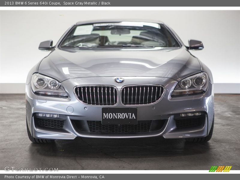 Space Gray Metallic / Black 2013 BMW 6 Series 640i Coupe