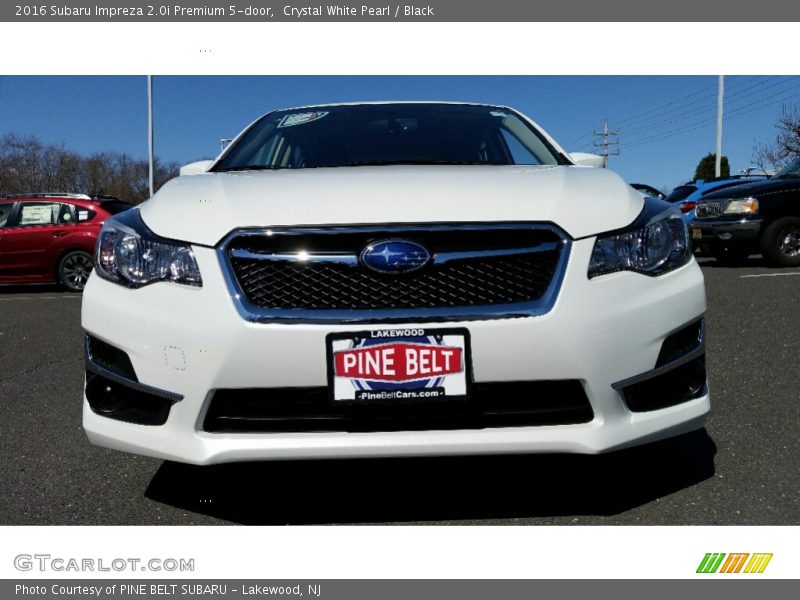Crystal White Pearl / Black 2016 Subaru Impreza 2.0i Premium 5-door