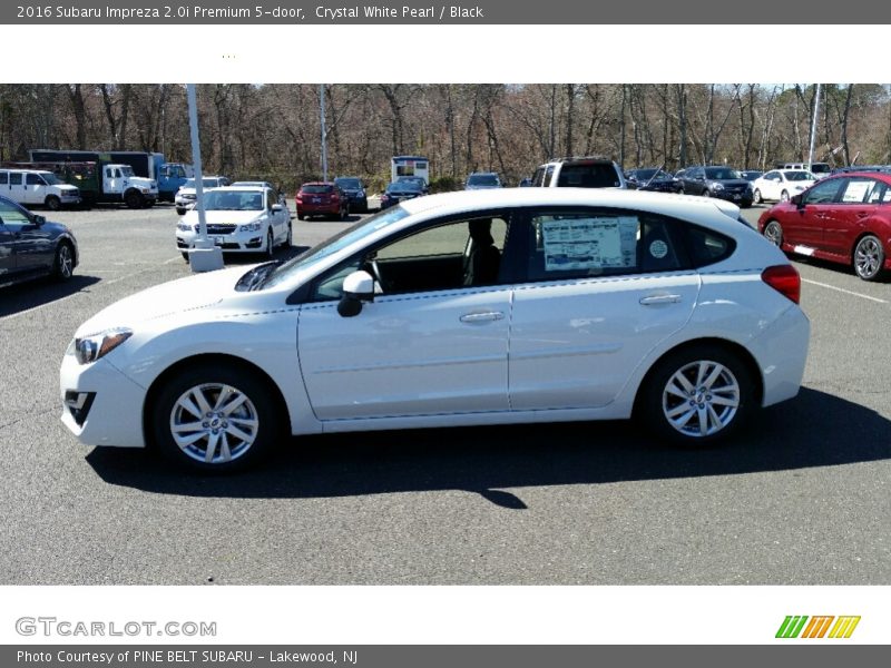 Crystal White Pearl / Black 2016 Subaru Impreza 2.0i Premium 5-door