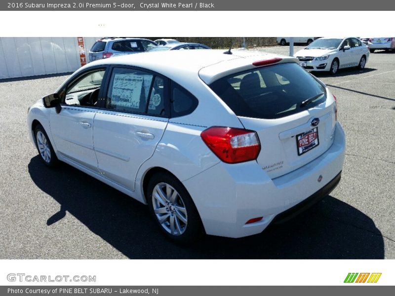 Crystal White Pearl / Black 2016 Subaru Impreza 2.0i Premium 5-door