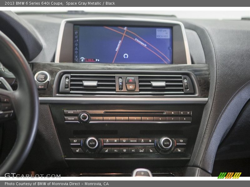 Space Gray Metallic / Black 2013 BMW 6 Series 640i Coupe