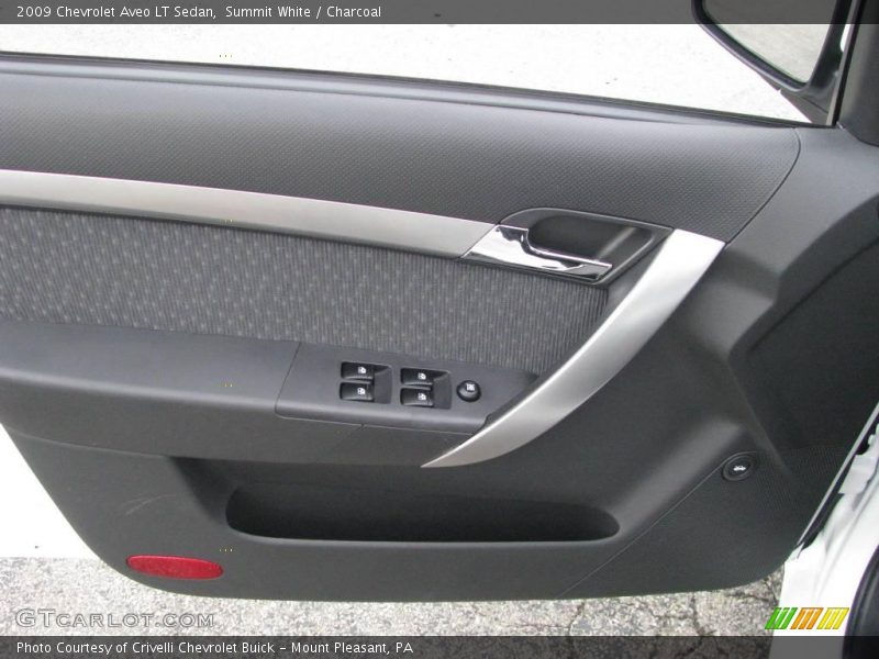 Summit White / Charcoal 2009 Chevrolet Aveo LT Sedan