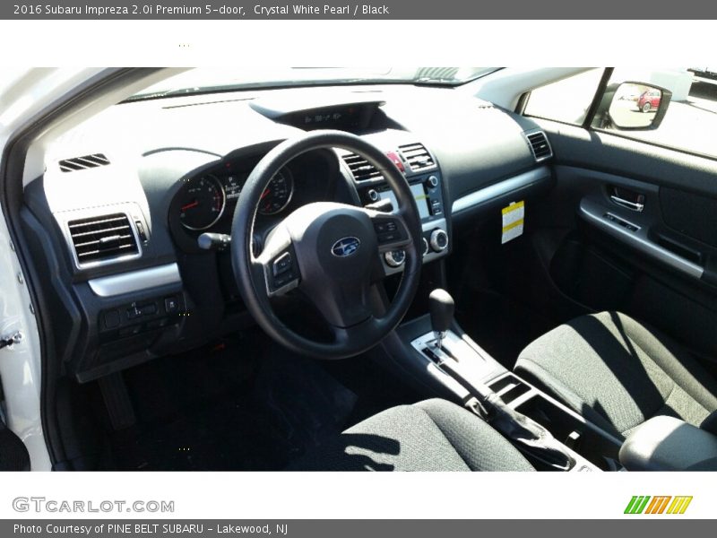 Crystal White Pearl / Black 2016 Subaru Impreza 2.0i Premium 5-door