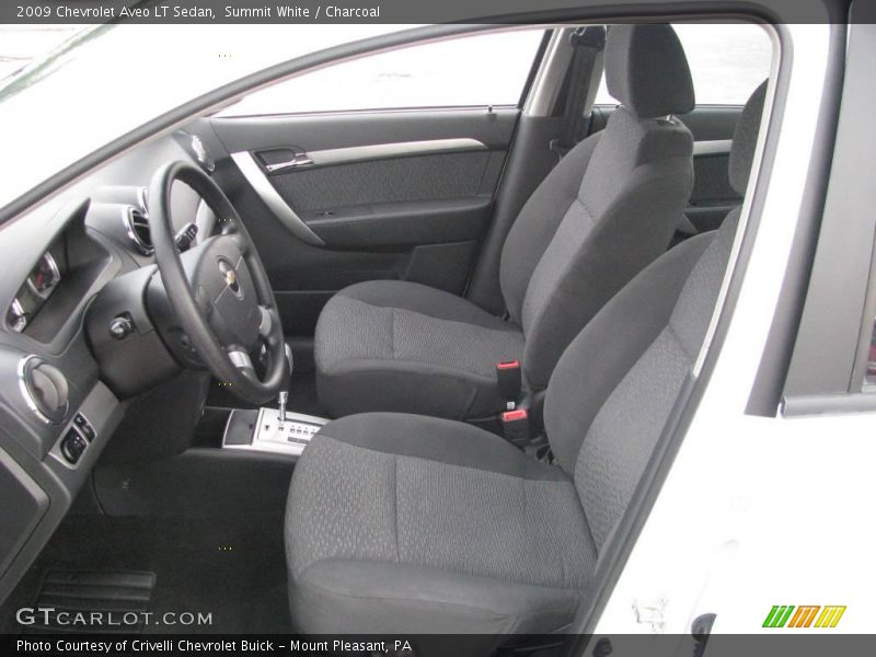 Summit White / Charcoal 2009 Chevrolet Aveo LT Sedan