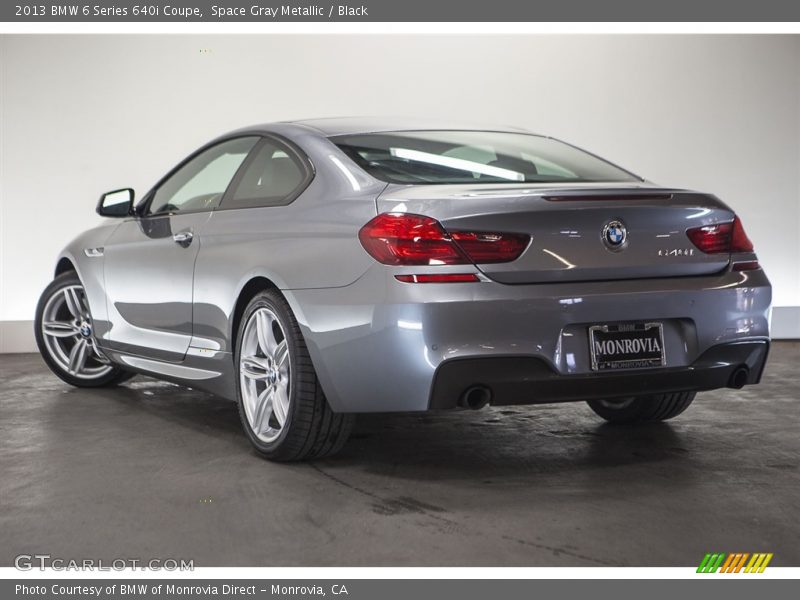 Space Gray Metallic / Black 2013 BMW 6 Series 640i Coupe