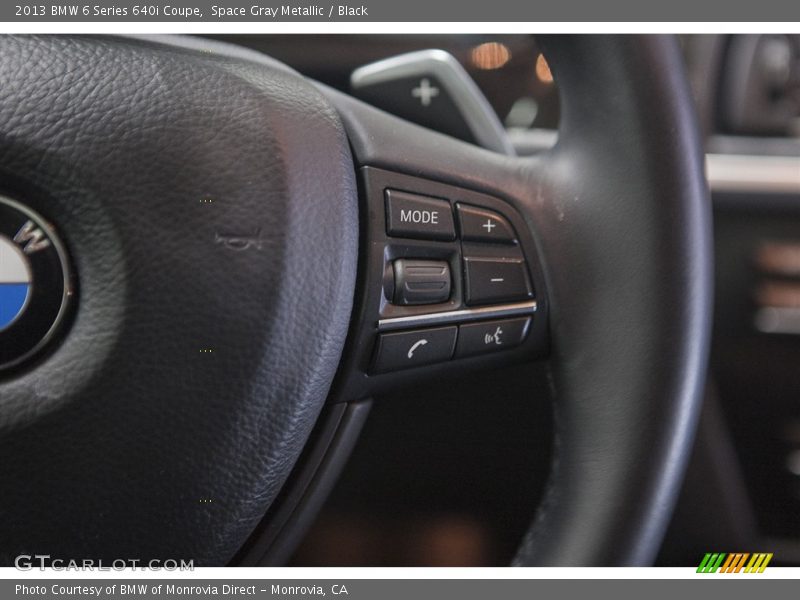 Space Gray Metallic / Black 2013 BMW 6 Series 640i Coupe