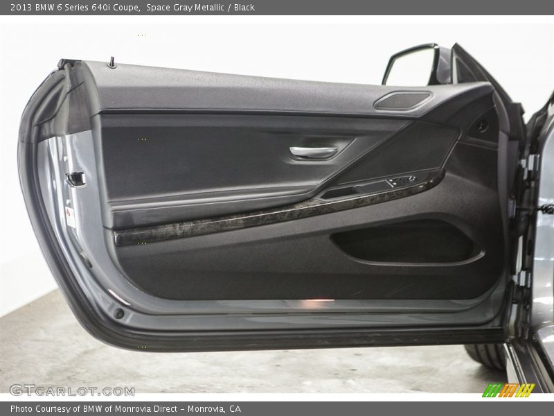 Space Gray Metallic / Black 2013 BMW 6 Series 640i Coupe