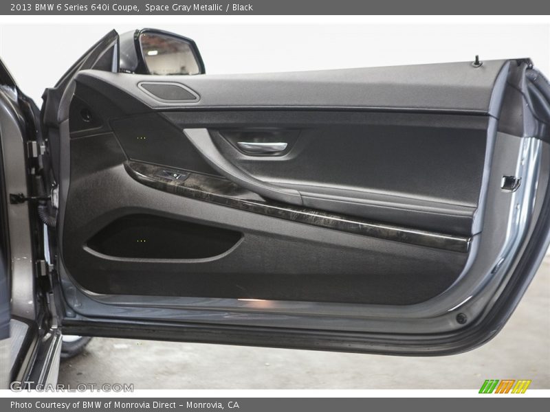Space Gray Metallic / Black 2013 BMW 6 Series 640i Coupe