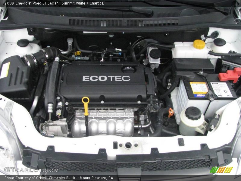 Summit White / Charcoal 2009 Chevrolet Aveo LT Sedan