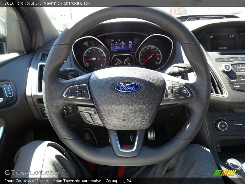 Magnetic / Charcoal Black 2016 Ford Focus ST