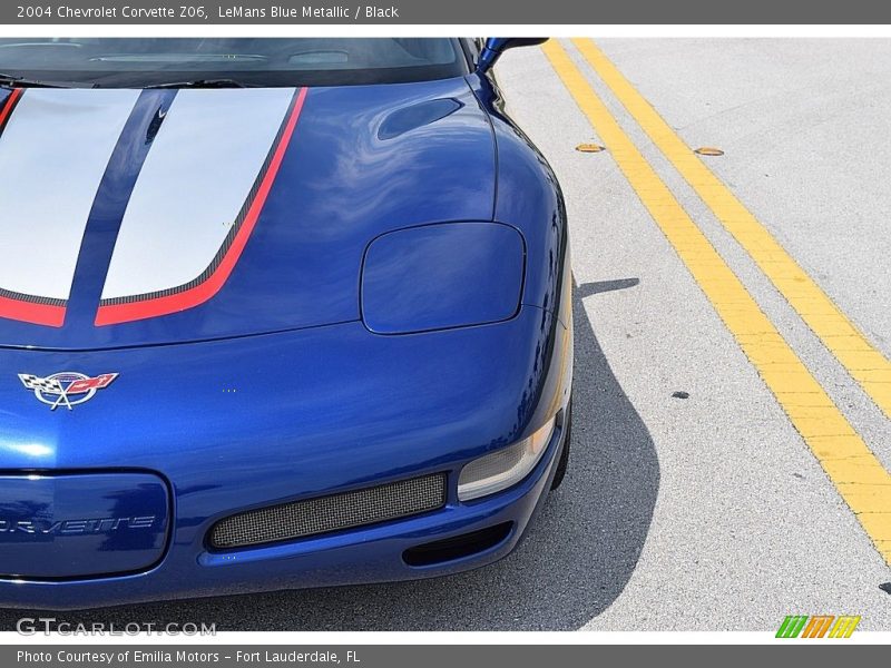 LeMans Blue Metallic / Black 2004 Chevrolet Corvette Z06