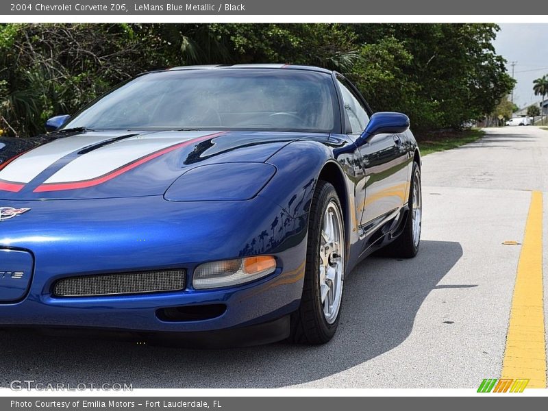 LeMans Blue Metallic / Black 2004 Chevrolet Corvette Z06