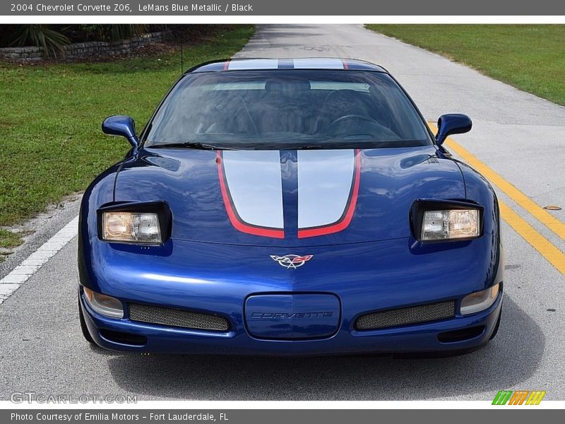LeMans Blue Metallic / Black 2004 Chevrolet Corvette Z06
