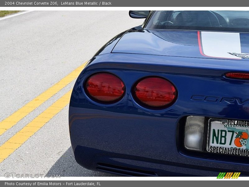 LeMans Blue Metallic / Black 2004 Chevrolet Corvette Z06