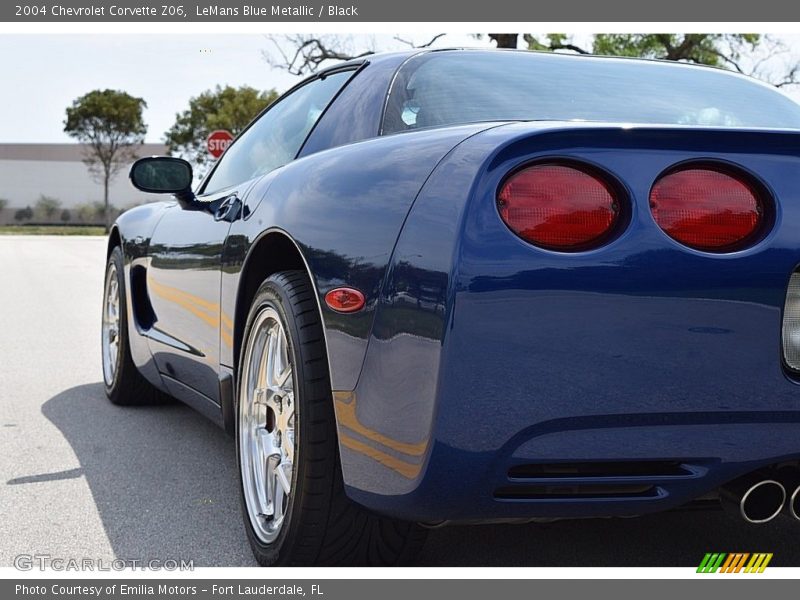 LeMans Blue Metallic / Black 2004 Chevrolet Corvette Z06