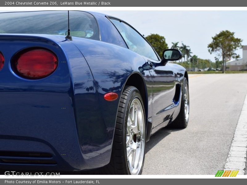 LeMans Blue Metallic / Black 2004 Chevrolet Corvette Z06