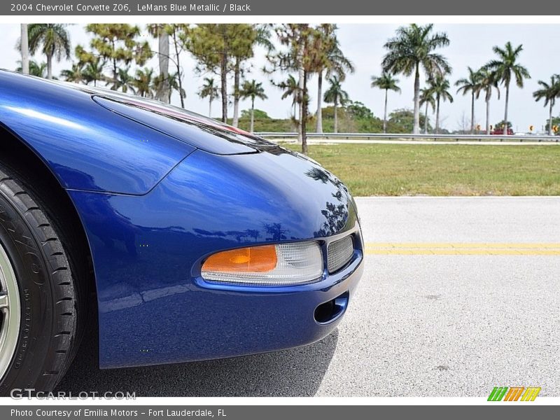 LeMans Blue Metallic / Black 2004 Chevrolet Corvette Z06