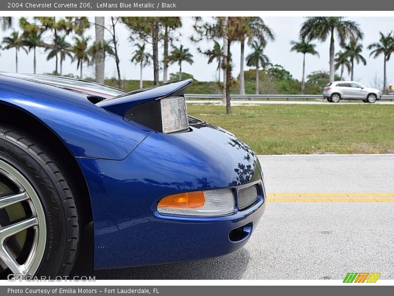 LeMans Blue Metallic / Black 2004 Chevrolet Corvette Z06