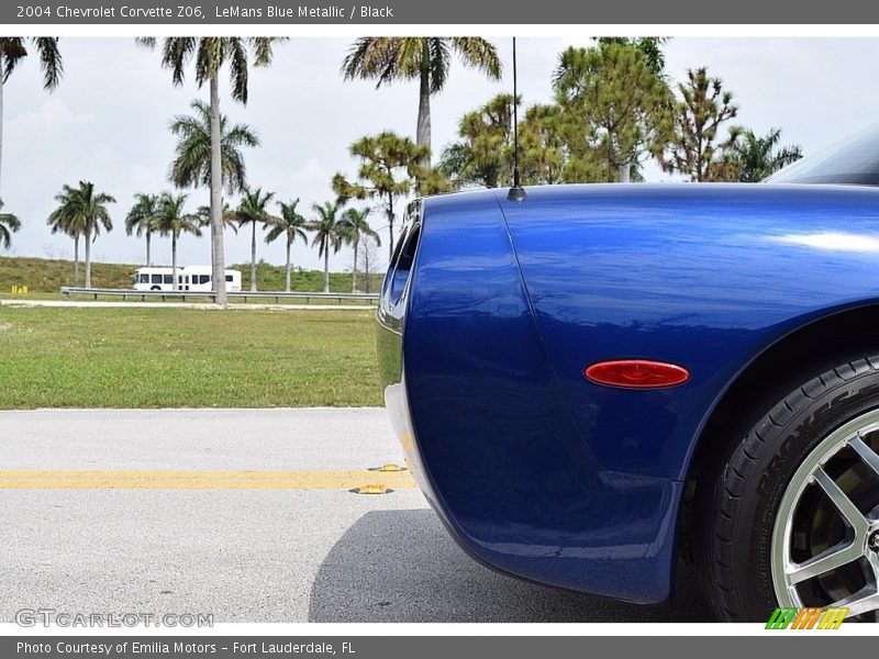 LeMans Blue Metallic / Black 2004 Chevrolet Corvette Z06