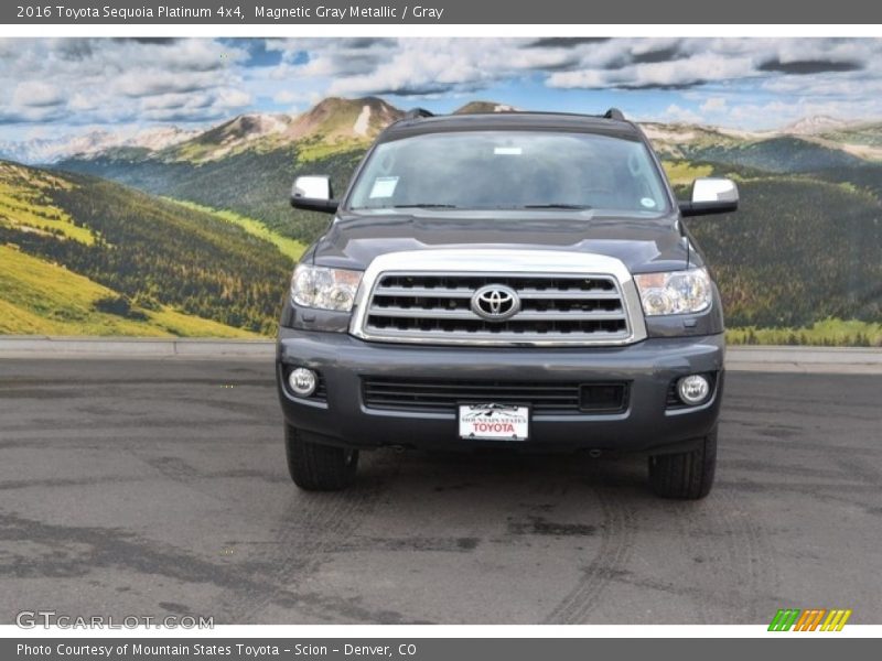Magnetic Gray Metallic / Gray 2016 Toyota Sequoia Platinum 4x4