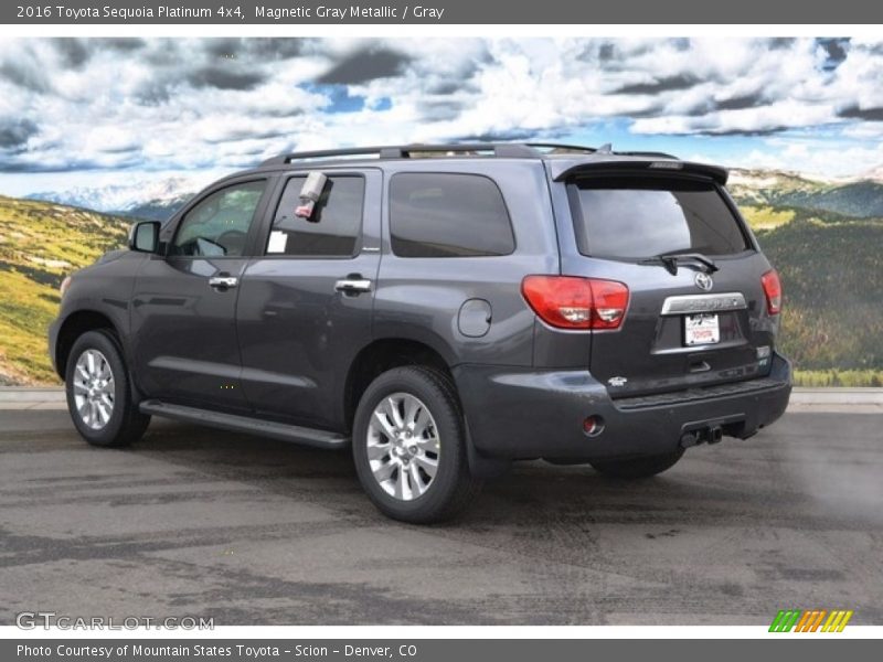 Magnetic Gray Metallic / Gray 2016 Toyota Sequoia Platinum 4x4