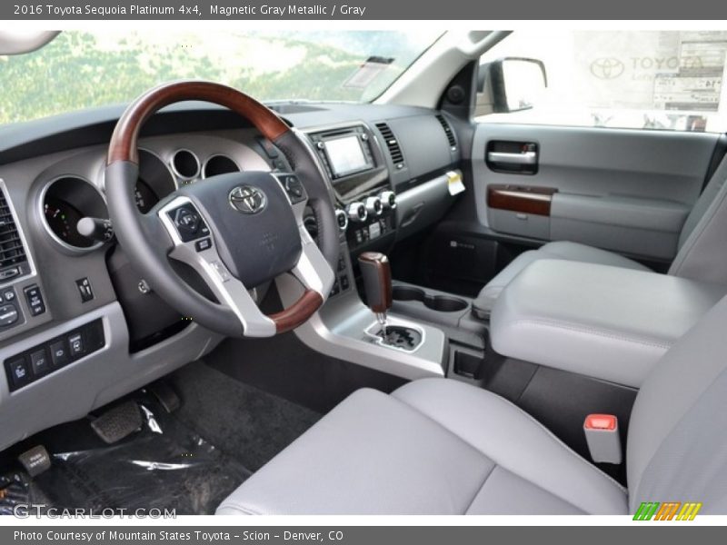 Gray Interior - 2016 Sequoia Platinum 4x4 