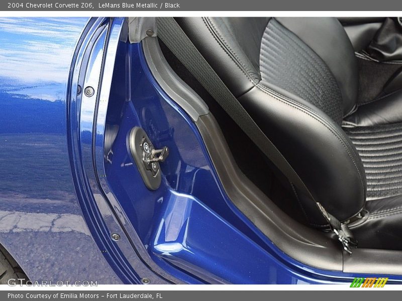 LeMans Blue Metallic / Black 2004 Chevrolet Corvette Z06