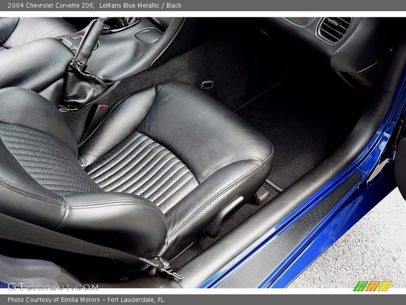 LeMans Blue Metallic / Black 2004 Chevrolet Corvette Z06