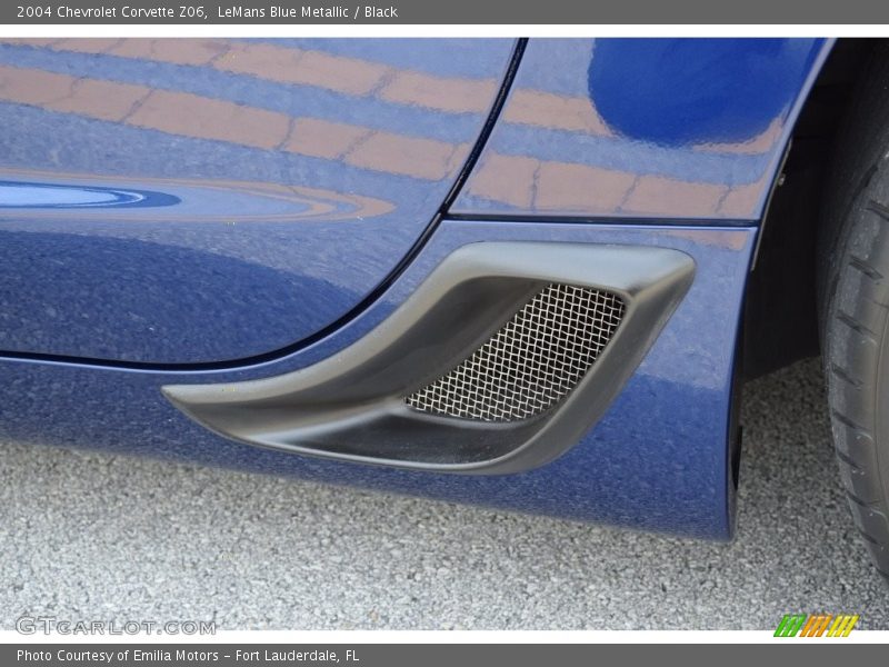 LeMans Blue Metallic / Black 2004 Chevrolet Corvette Z06