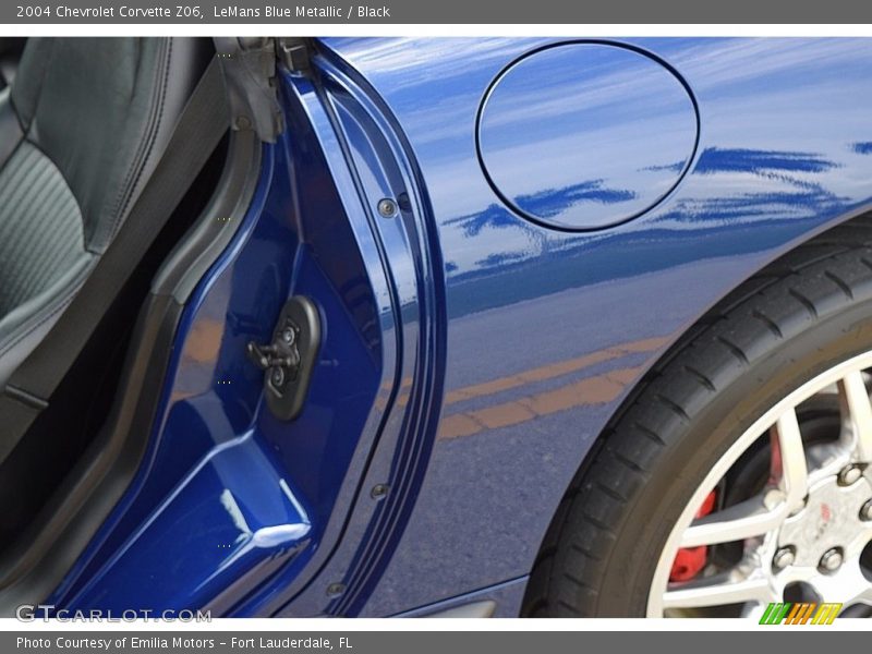 LeMans Blue Metallic / Black 2004 Chevrolet Corvette Z06