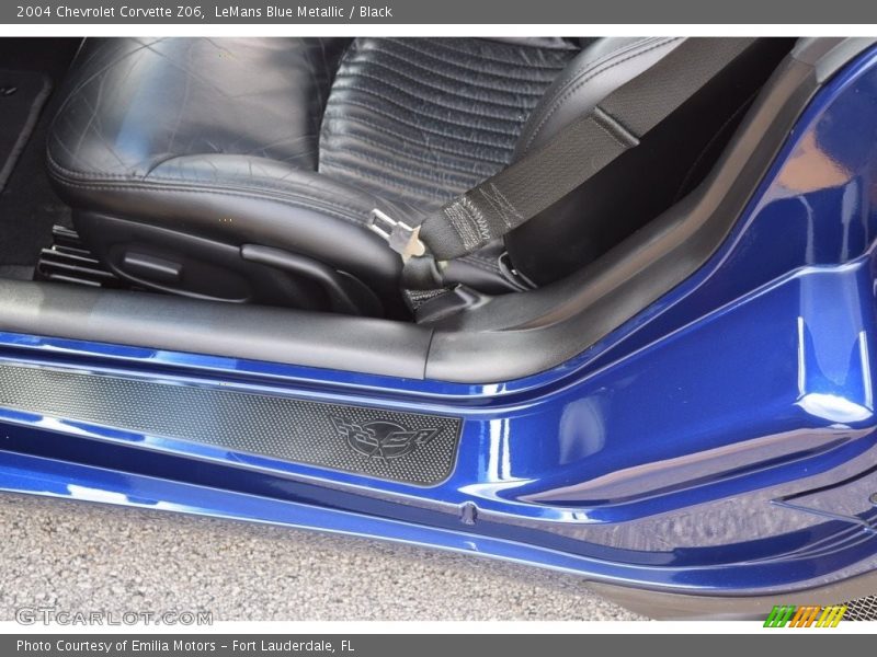 LeMans Blue Metallic / Black 2004 Chevrolet Corvette Z06