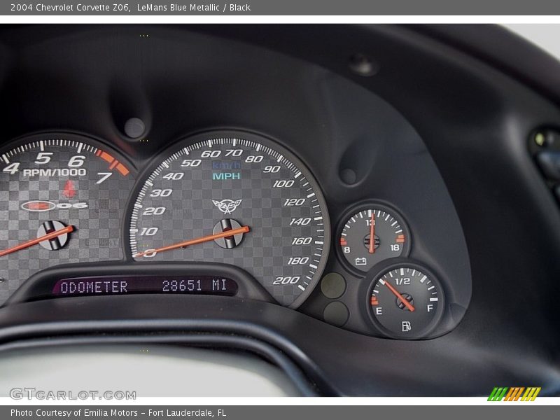  2004 Corvette Z06 Z06 Gauges