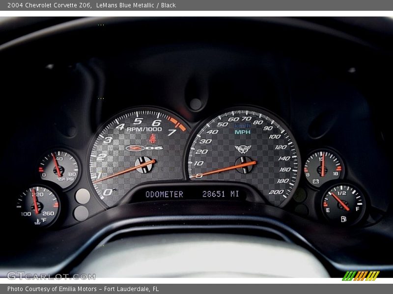  2004 Corvette Z06 Z06 Gauges