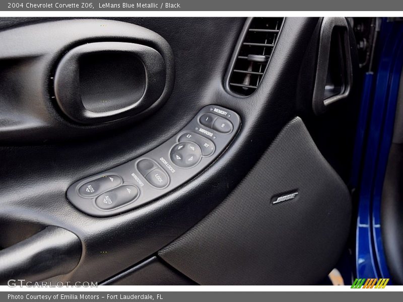 Controls of 2004 Corvette Z06