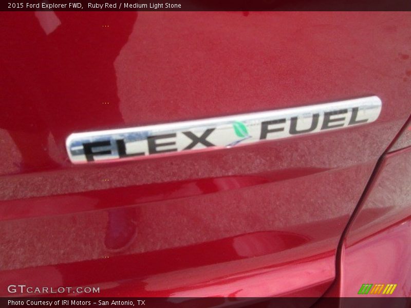 Ruby Red / Medium Light Stone 2015 Ford Explorer FWD