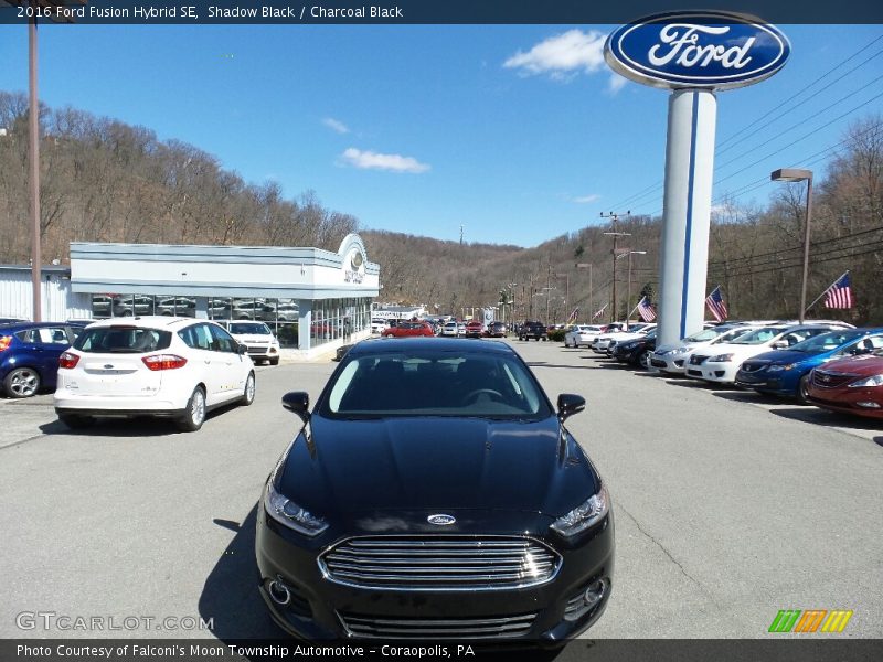 Shadow Black / Charcoal Black 2016 Ford Fusion Hybrid SE