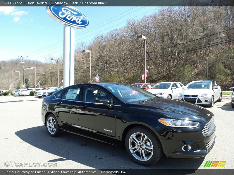 Shadow Black / Charcoal Black 2016 Ford Fusion Hybrid SE