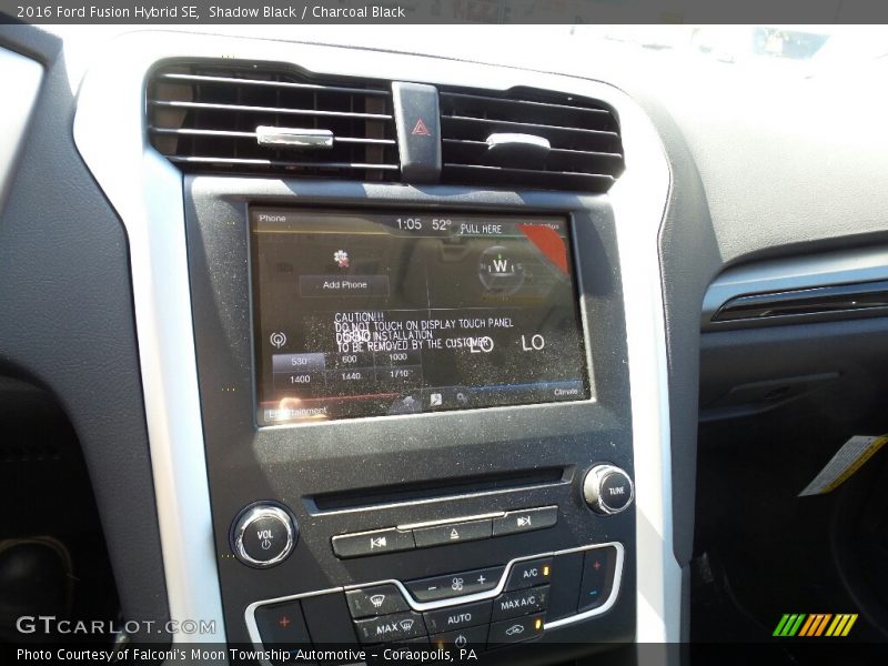 Shadow Black / Charcoal Black 2016 Ford Fusion Hybrid SE
